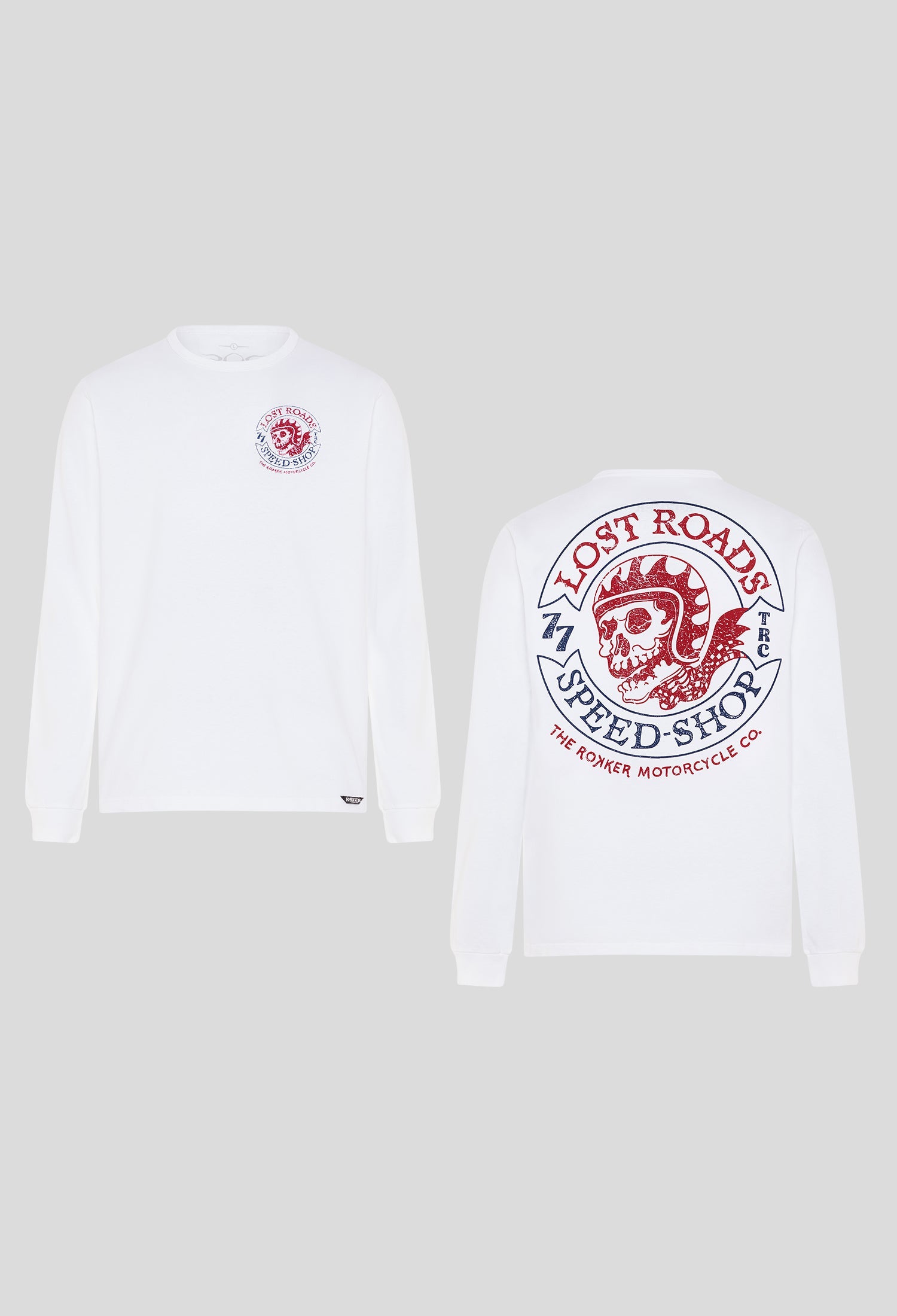 Speed Shop Longsleeve White