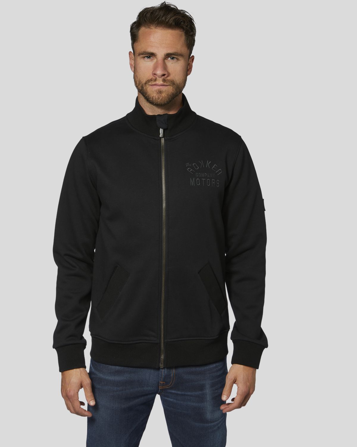 Rokker Motors Zip Jacket Black